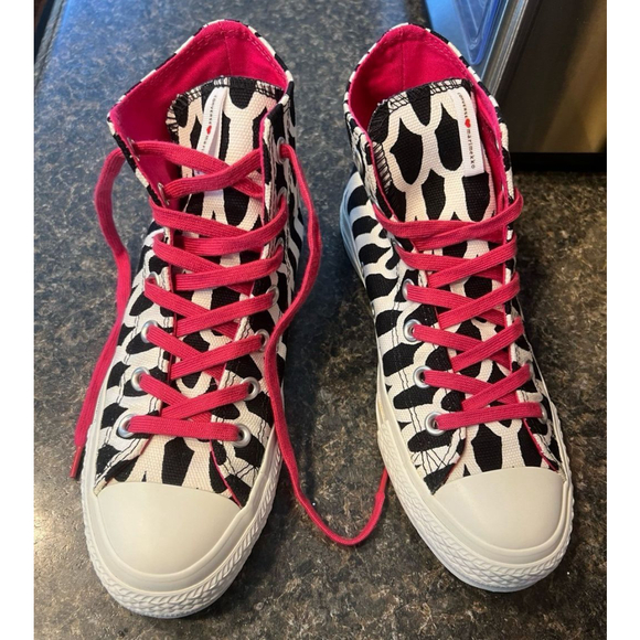 CONVERSE ❤️ Marimekko Black White Designer Sneakers - Picture 12 of 12